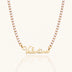Collar Miorela Tennis con nombre Valentina · oro